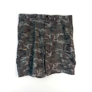 Levi's Strauss Signature Cargo‎ Shorts Men's 36 Camo Utility Outdoors Workwear